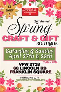 Rescuing Families Spring Craft & Gift Boutique